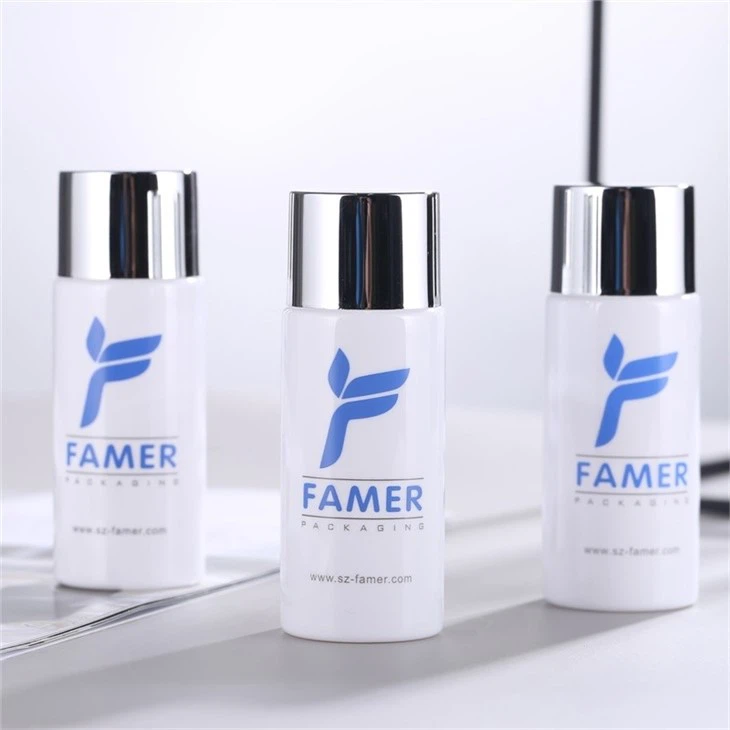 empty body lotion set bottles